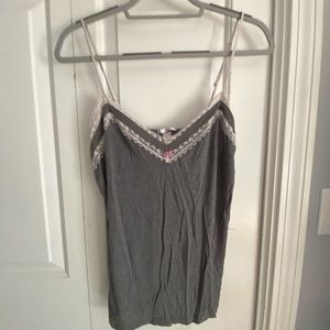 Victoria’s Secret gray size large pajama camisole tank top
